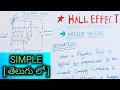 hall effect Hall Effect Explanation English To Telugu