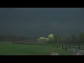 Dark skies and lightning strikes as storms move through Jordan Minn