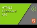 HTML5 Clipboard API