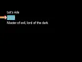 Visigoth- 'Dungeon Master' KARAOKE [Lyrics] [Instrumental]