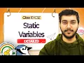 Static Variables in Java ICSE Class 10