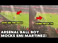 Lagu 😂 GIVE HIM A LIFETIME CONTRACT! Arsenal ball boy hilariously trolls Emi Martinez during Villa clash!