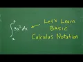 Calculus Symbols and Notation - Basic Introduction to Calculus
