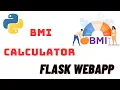 Python - BMI Calculator Flask