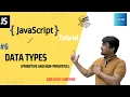 Data types Primitive and Non-Primitive in JavaScript JavaScript Tutorials in Hindi 2023