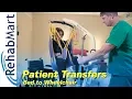 How to use a Hoyer Patient Lift to transfer a patient from the Bed to their Wheelchair