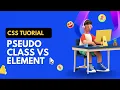 What is pseudo class and pseudo elements in css css tutorial in tamil