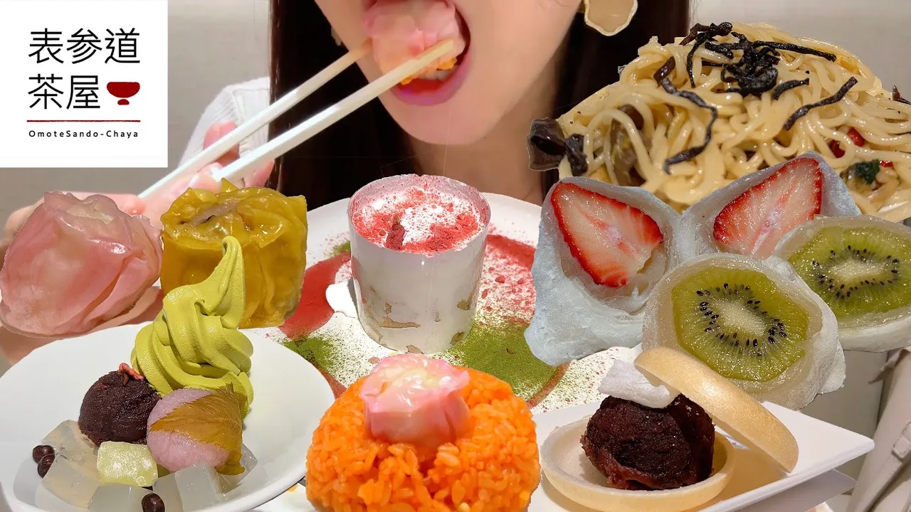 【和菓子食べ放題】90分1982圓で和スイーツお腹いっぱい食べる!表參道茶屋さんのオーダーバイキング【スイーツちゃんねるあんみつの食レポ】