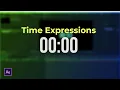 After effects tutorial Countdown Timer Expressions in after effects