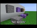 Vertical half slab in minecraft NO MODS