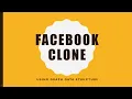 Facebook Clone Java Graph data structure