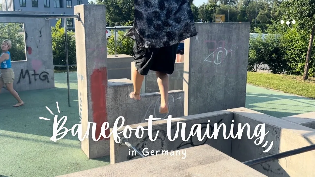 【パル旅】Barefoot Parkour Training in 🇩🇪