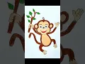 How to Color a Monkey Monkey Coloring Easy for Kids