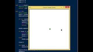 Classic Snake Game using Turtle in Python