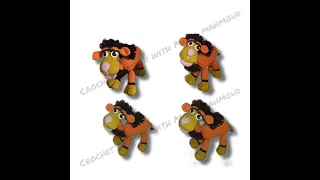 طريقة عمل جمل كروشية اميجرومي الجزءالأول الرأس DIY How To Crochet A Camel Amigurumi Part 1 Head 