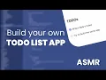 Building a Todo List App with React ASMR Programming