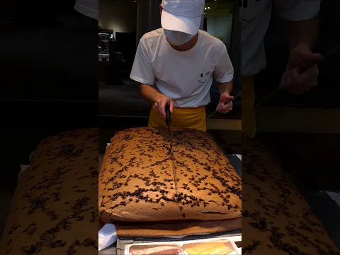 대만 단수이에서 인기많은 촉촉한 초코 카스테라!!