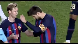 لحظه اعتزال اللاعب الكبير بيكه مؤثر كلام مؤثر من المعلق خليل البلوشي في وداعيه بيكه 