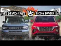 2025 Ford Bronco Sport VS 2025 Hyundai Tucson Limited Comparison