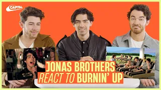 Download Jonas Brothers react to their iconic 'Burnin' Up' music video | Capital MP3