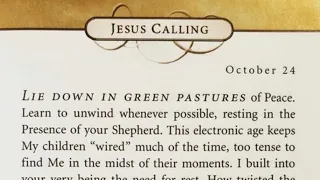 Jesus Calling - October 24th