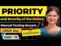 Software Testing Tutorial for Beginners Priority Severity of Defects in QA