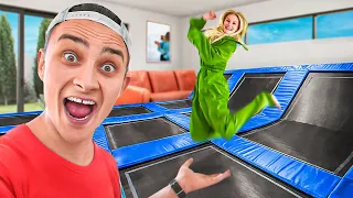 LAVER TRAMPOLINPARK I HUSET PRANK