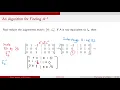 MATH 3191 An Algorithm for Finding the Inverse Matrix