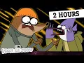 Download Lagu Funny Mordecai and Rigby Moments | MEGA Compilation | Regular Show | Cartoon Network