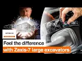 Feel the difference with Hitachi Zaxis-7 large excavators