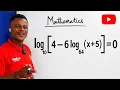 Complex logarithmic equation made easy