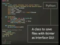 Tkinter tutorial advanced A class to save txt files with Tkinter