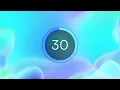 45 minute workout - 30 seconds intervals timer with beeps