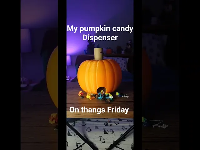 Pumpkin candy dispencer video thumbnail