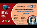 How to Create HTML Forms Chapter 12