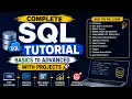 SQL Complete Roadmap Beginner to Advanced with Projects