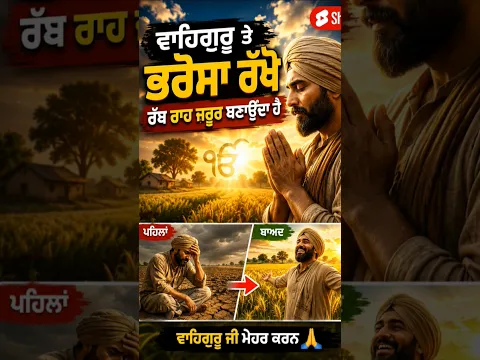 ਵਾਹਿਗੁਰੂ ਤੇ ਭਰੋਸਾ ਰੱਖੋ 🙏 | ਇੱਕ ਦਿਲ ਛੂਹ ਲੈਣ ਵਾਲੀ ਪੰਜਾਬੀ ਕਹਾਣੀ | Gurbani Inspired Story #shorts #viral