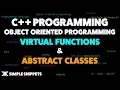 Virtual Functions Abstract Classes in C C Programming Tutorials