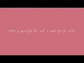 Download Lagu - what is good for the soul is good for the spirit.
