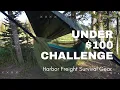 Harbor Freight Survival Challenge under 100 bucks