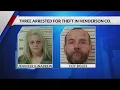 3 arrested in Henderson County for alleged turquoise theft