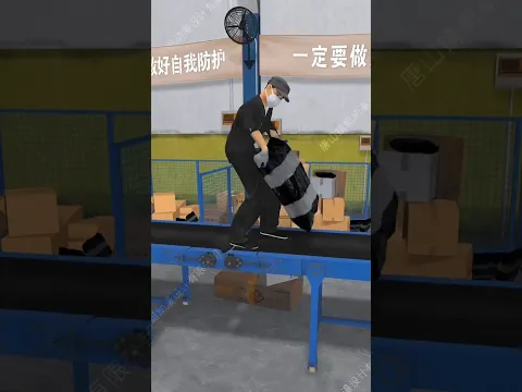Cement Factory Labour Accident 😨 #shorts #facts3danimation