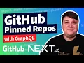 Add GitHub Pinned Repositories to React Next js with the GitHub Grap L API