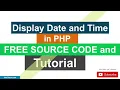 How to Display Date and Time in PHP