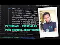PYTHON API - Tutorial POST Request
