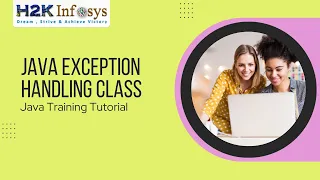 Java Exception Handling Tutorial Java Training Course Java Online Course H2k Infosys