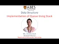 Implementation of Queue Using Stack Data Structure ABES Engineering College Ghaziabad