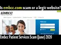 Embcc Patient Services Scam June 2020 Legit or a Fake Scam Scam Adviser Reports