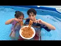 Download Lagu Children eat in the pool