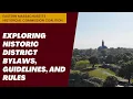 EMHCC Webinar Exploring Historic District Bylaws Guidelines and Rules